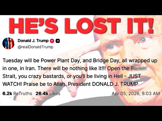 Trump's Insane Iran War Truth Social Post