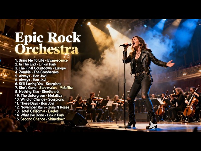 🔥 1 Hour Epic Rock Orchestra – Legendary Songs That Give You Goosebumps