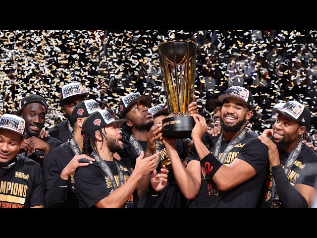 The New York Knicks Are NBA Cup Champions...