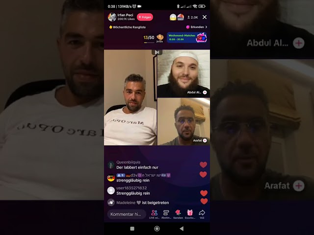 IRFAN PECI IM GESPRÄCH MIT ARAFAT