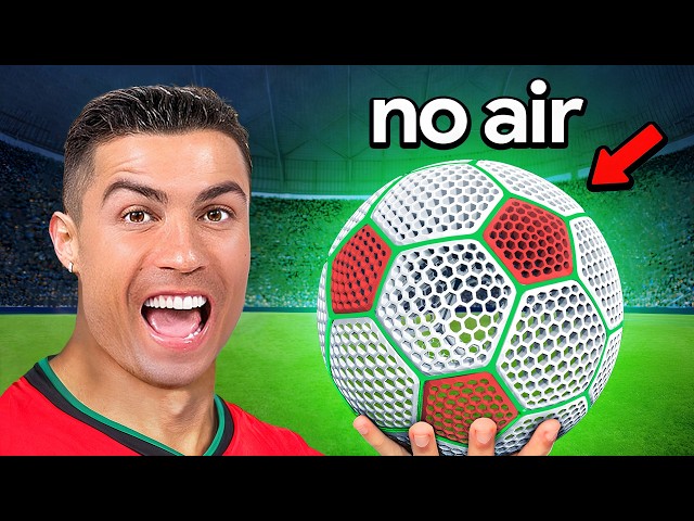I Surprised Ronaldo With An Airless Football