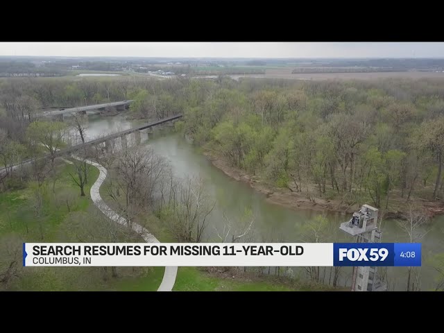 Indiana DNR using divers, underwater drones in search for missing 11-year-old girl