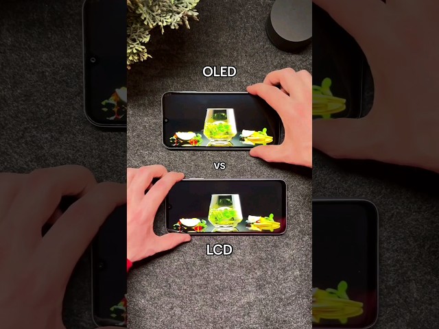 OLED vs LCD display test 🔥💥