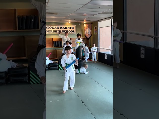 Fun & Relaxation: Young Karate Kids Unwind After Intense Class! #karate #shotokankarate #martialarts