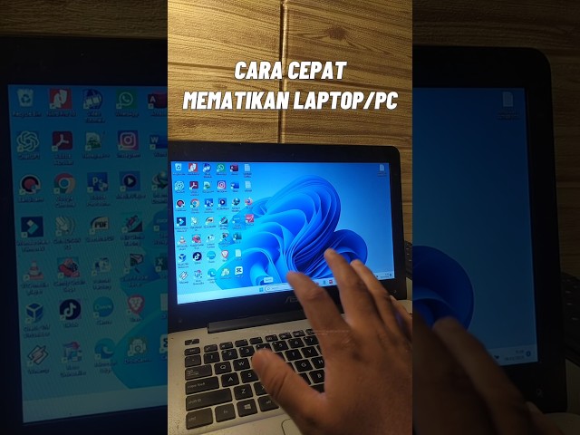 Tutorial How to Turn Off Laptop/PC via Keyboard Quickly #tutorial