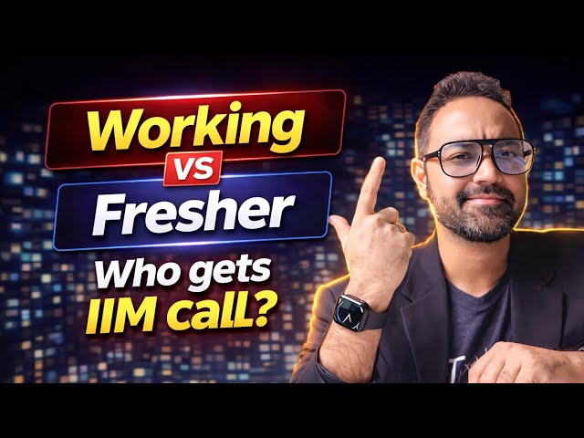 CAT Preparation with Job vs Freshers: Which One Gets Better IIM Calls?