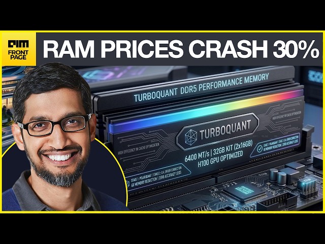 $450B Wiped Out - Google TurboQuant Just Crashed RAM Prices 30% Overnight