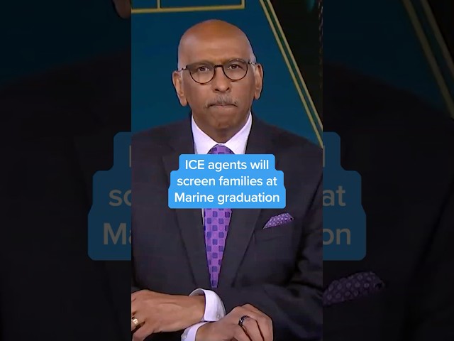 ICE agents will screen families at Marine graduation