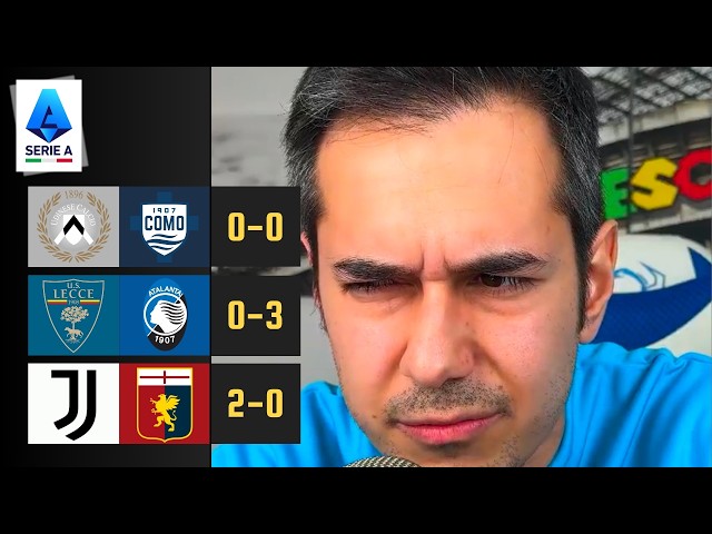 BIANCONERI 1-1‼️ JUVE-GENOA 2-0, UDINESE-COMO and LECCE-ATALANTA