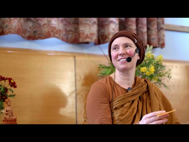 Ven Candā: "Ways to Lessen Suffering in Daily Life" Day 3 - PM Dhamma Talk &  Meditation 30.12.23