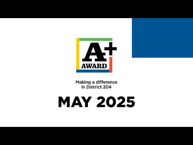 A+ Award: May 2025
