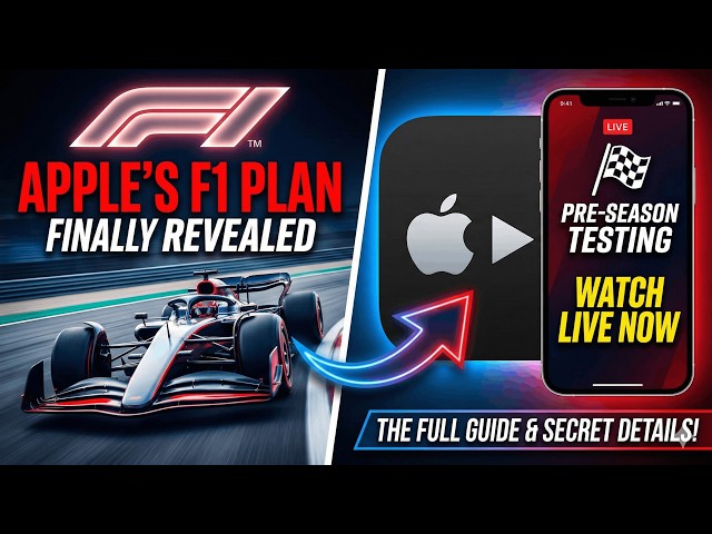 We FINALLY Know Apple’s F1 Streaming Plan — Here’s How to Watch Pre-Season Testing LIVE!