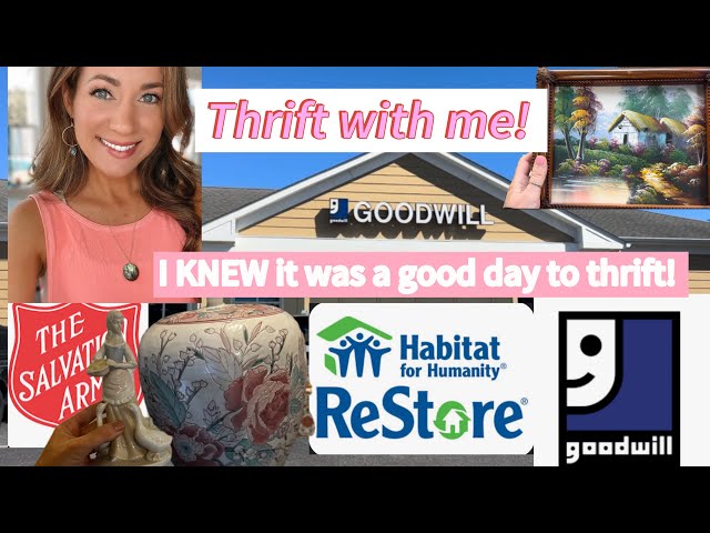 Thrift with me || I just KNEW it would be a good day to go thrifting! 