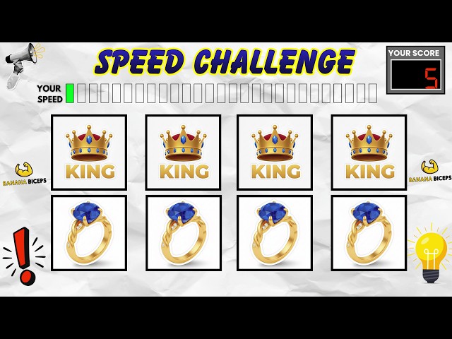 Slow to Fast Say The Word On Beat Speed Challenge 103 | SPEED EDITION | Easy Medium Hard | Fast