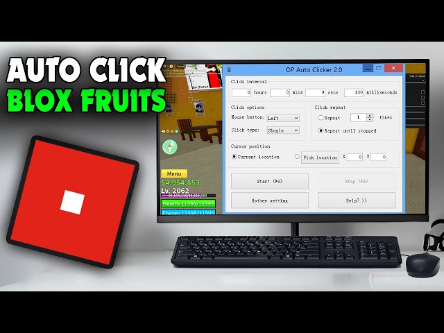 How to Auto Click in Blox Fruits | Get auto clicker on Roblox