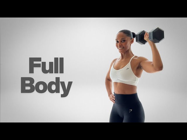 20 minute Full Body Dumbbell Workout to build Muscle, Strength & Burn Fat