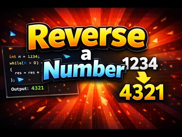 Reverse a Number in Java 🔥 | Easy Logic Explained
