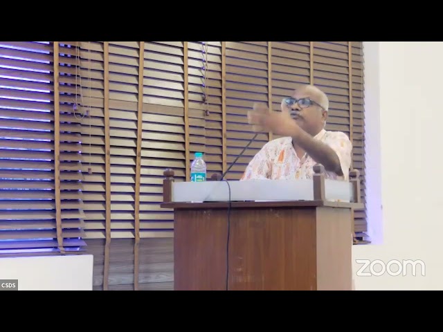 N Sukumar, Lecture on ‘Gatecrashing into Gurukuls: Caste Discrimination in Indian Universities’