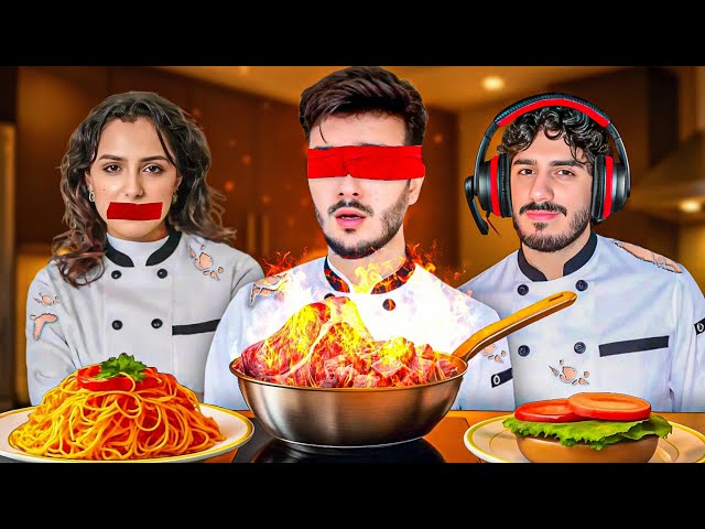 Blind Cooking Challenge! ft. Saim & Nida