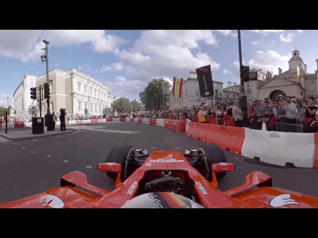 F1 Live London In 360 | Sebastian Vettel And Ferrari
