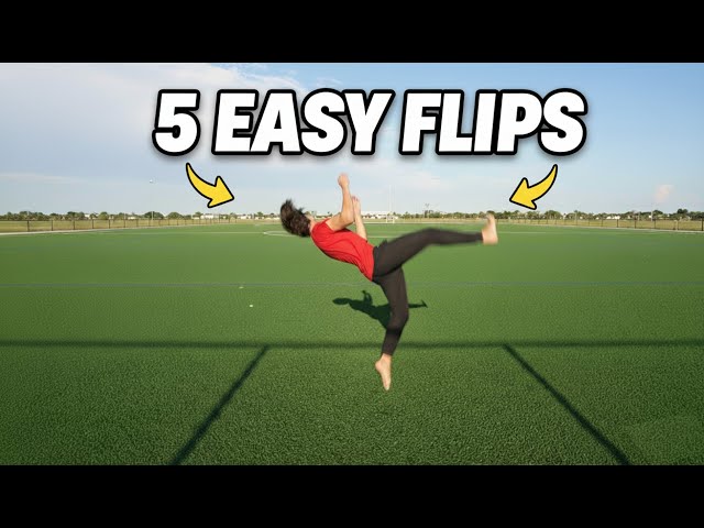 5 EASY FLIPS ANYONE CAN LEARN WITHOUT FEAR✅
