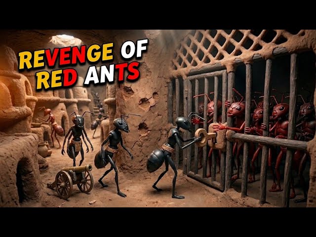🚀 Red Ants’ Revenge: Epic 3D Battle Against Black Ants | Full HD Animated Colony War 🐜
