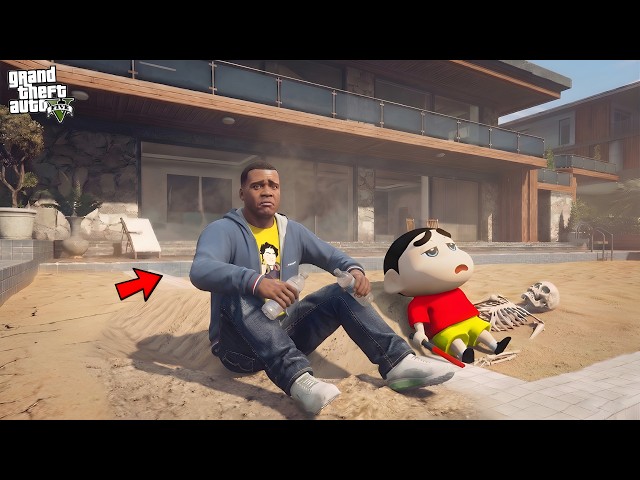 Franklin and Shinchan Stuck in 2000°C Heat on the Hottest Day In GTA 5 | Paradox FTW
