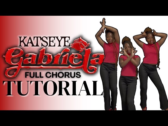 KATSEYE - 'Gabriela' Step By Step DANCE TUTORIAL (easy to follow)