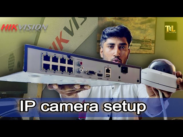 HIKVISION IP camera & NVR Full setup A to Z | ip camera setup  Bangla | poE NVR setup | bangla