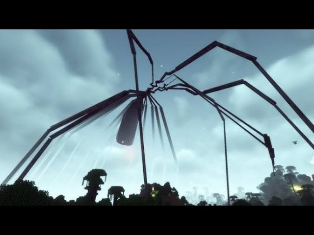 MINECRAFT SPIDER MOD!!