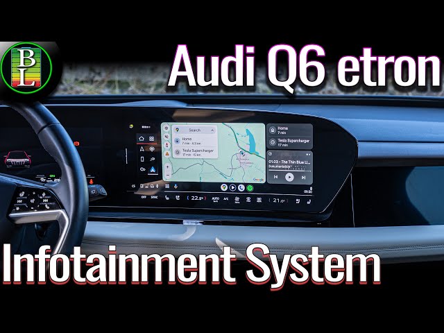 Full Tour of the Audi Q6 E-tron Infotainment System (3.01)
