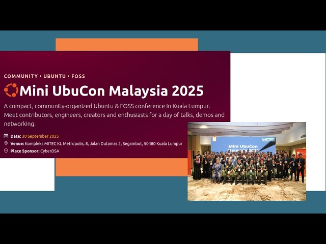 VR 360 Malaysia Mini Ubucon 2025 @ Cyber DSA 2025