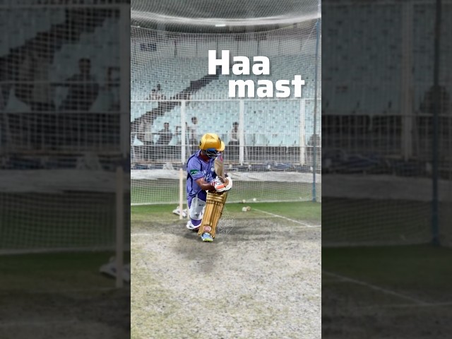 Ajinkya Rahane plays sweep in the nets | Knights TV | KKR 2026