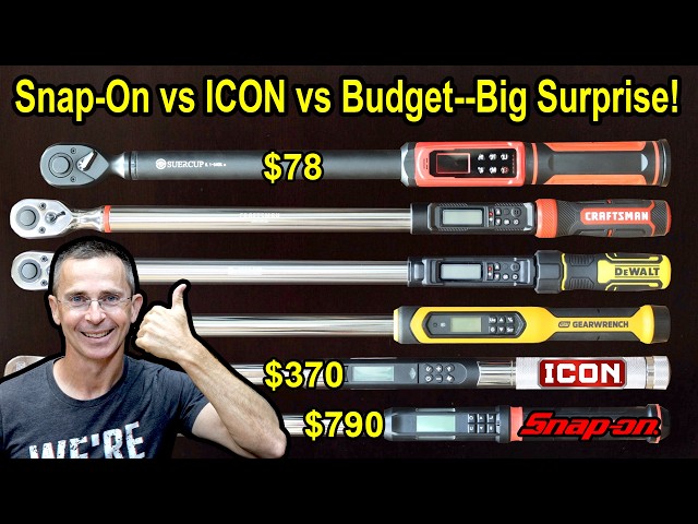 $78 Torque Wrench vs $790 Snap On & ICON—I Didn’t See This Coming!