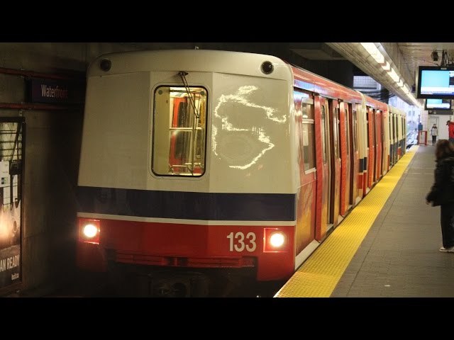 SkyTrain Action at Waterfront Station