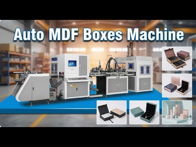 Fully auto MDF box making machine