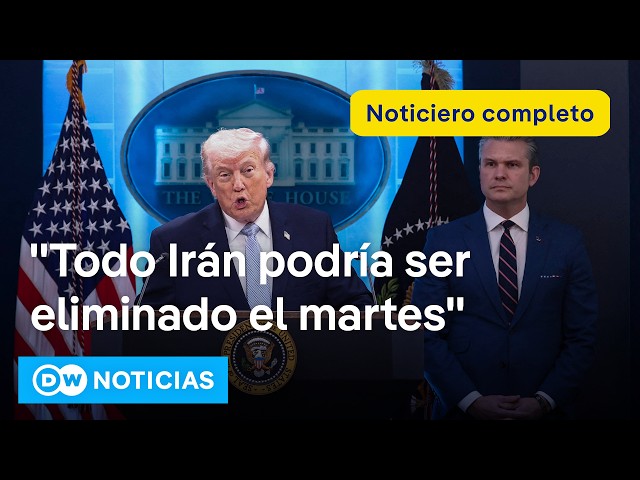 🔴 DW Noticias 6 de abril: Trump amenaza a Irán con la aniquilación si no abre el estrecho de Ormuz