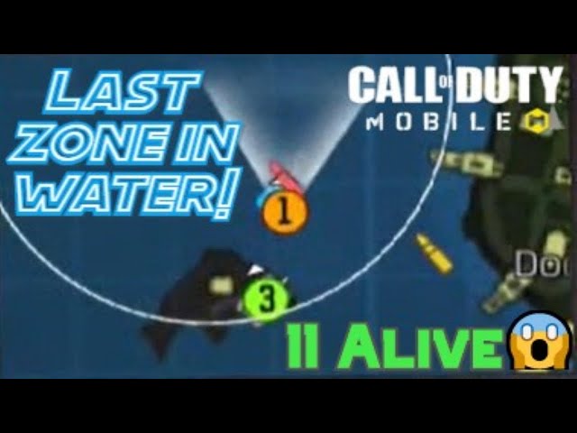 Last zone in water | 11 alive | Intense gameplay COD Mobile