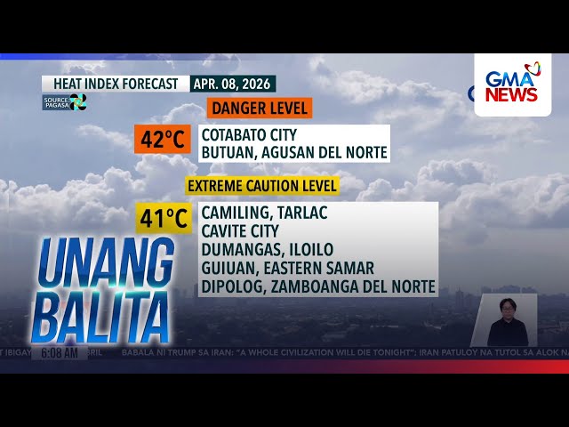 Weather update as of 6AM (April 8, 2026) | Unang Balita