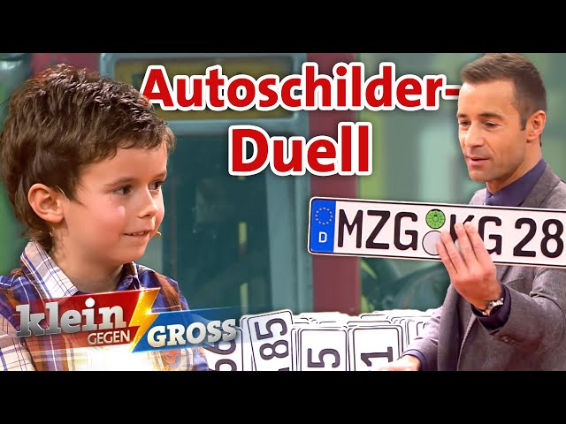 Marek (7) kennt alle Autokennzeichen! | Klein gegen Groß