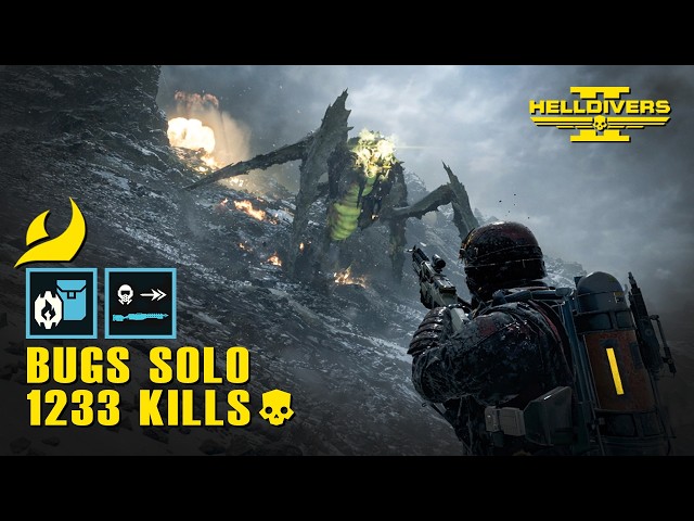 Helldivers 2 – This Build Destroys 1233 Bugs 💀 | Deathless Full Clear | Solo Super Helldive