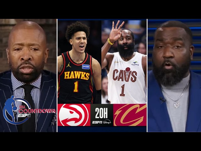 NBA Countdown | Atlanta is going to stop Mitchell & Harden! - Perkins on Hawks vs. Cavs showdown