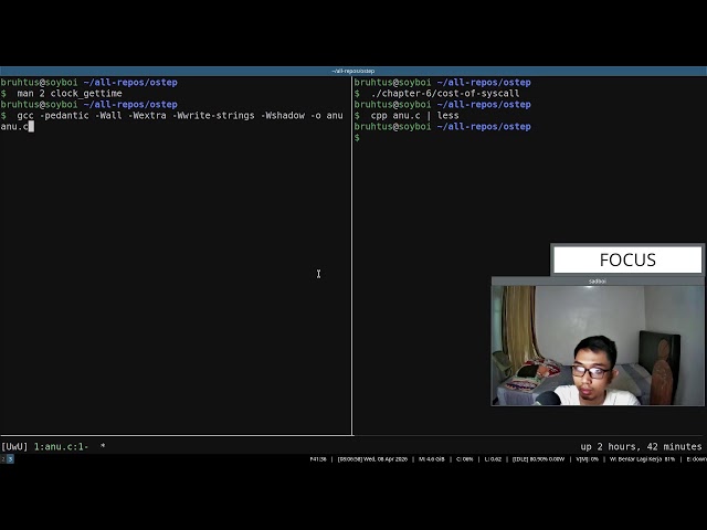 Live study: read along book "Operating Systems: Three Easy Pieces" (Part 57)