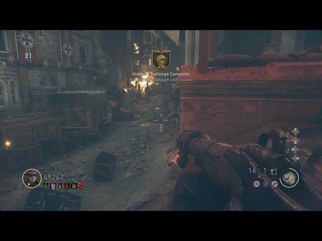 WW2 Zombies - The Shadowed Throne (Stalker / No Down Challenge) *SOLO*
