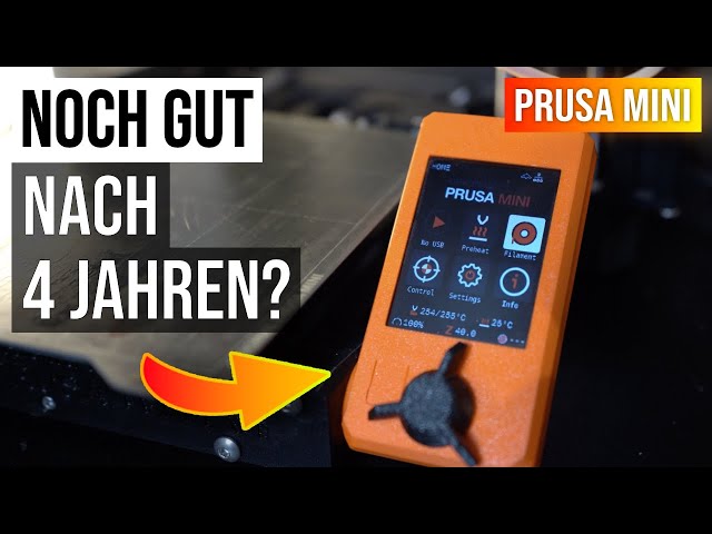 Der perfekte Reise 3D Drucker - Prusa Mini nach 4 Jahren [LONG TERM REVIEW]