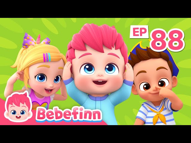 Head, Shoulder,Knees and Toe 💆‍♀️💪🏾🦵🦶🏻 | EP88 | Sing Along Bebefinn | Best Kids Songs