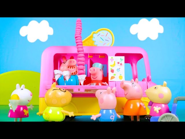 Peppa Pig's Twenty-Scoop Ice Cream! 🐷 🍦 Toy Adventures With Peppa Pig