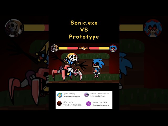 Sonic.exe VS Prototype | Sonic the Hedgehog | Poppy Playtime