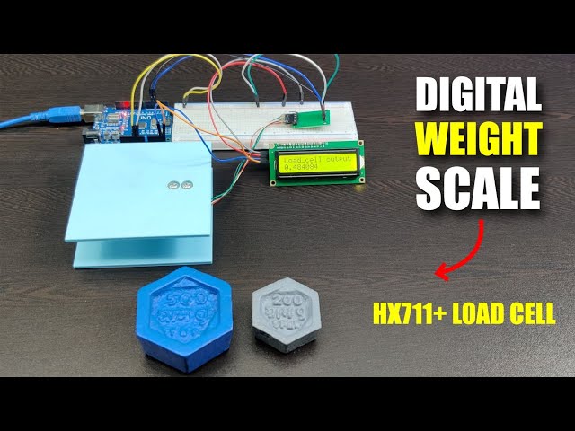 Arduino Digital Weight Scale using Load Cell with HX711 Amplifier|| Load Cell With Arduino|| Arduino