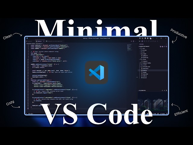 How I Transformed VS Code Into a Cozy Workspace #devsetup